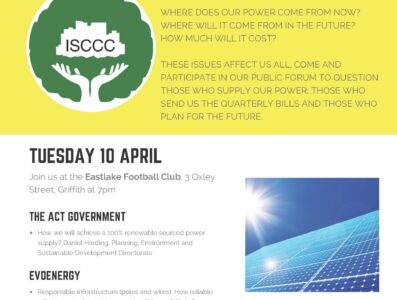 ISCCC Energy Forum – 10 Apr 18